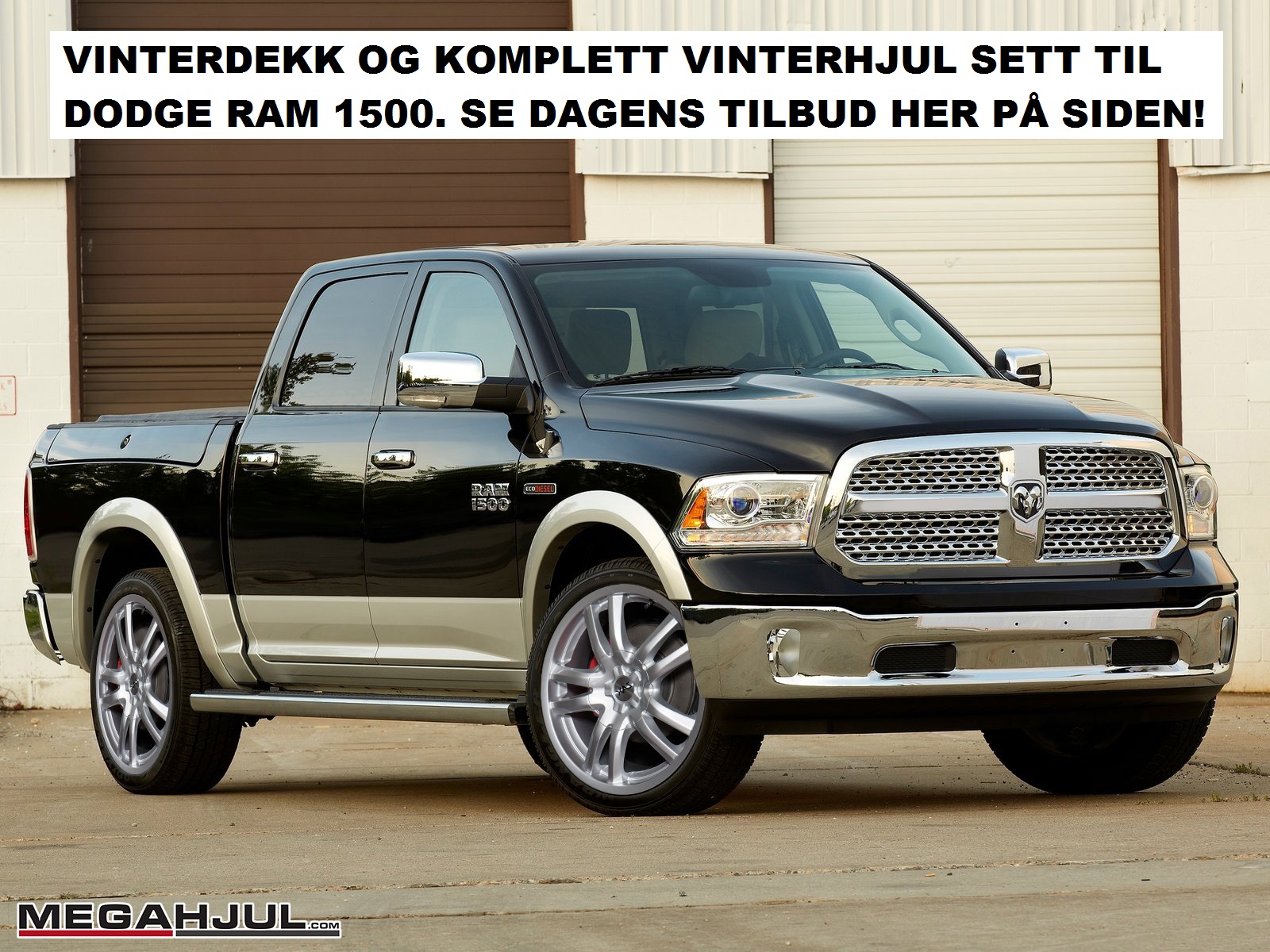 Dodge Ram 1500 vinterhjul, felger og dekk tilbud